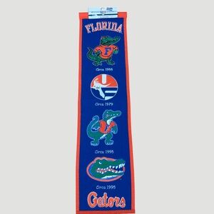 Florida Gators Heritage Banner NEW NCAA Embroidered Winning Streak Collect